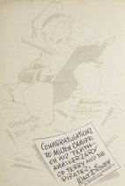 Congratulations to Milton Caniff on His Tenth Anniversary of Terry and the Pirates